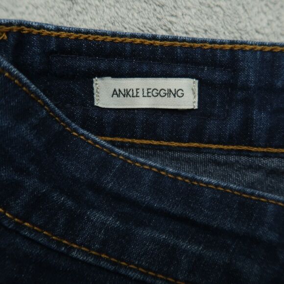 Calvin Klein Jeans Women's Size 6 Blue Low-Rise Ankle Legging Denim 26.5" Inseam - Picture 11 of 16